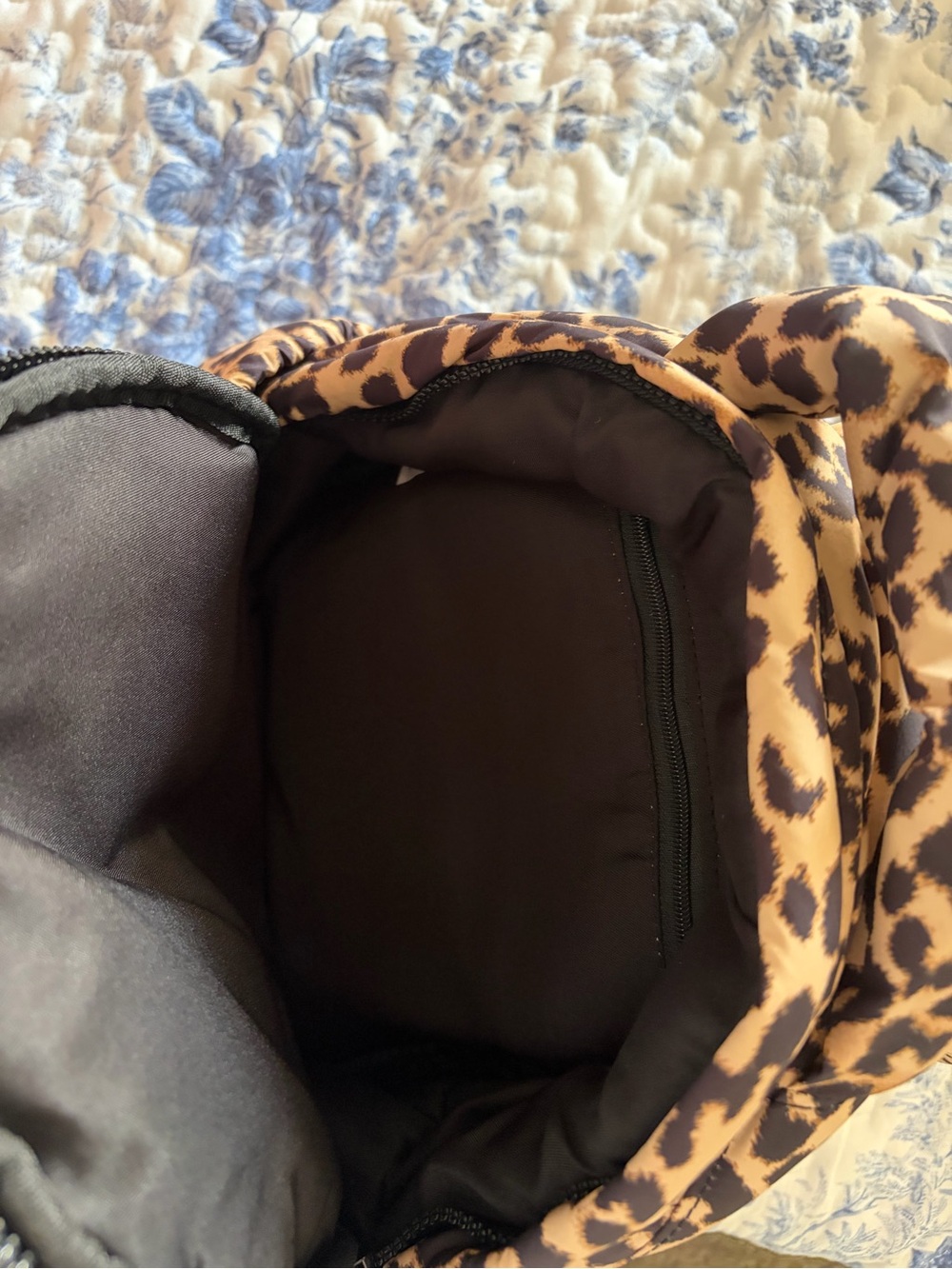 Leopard Print Mini Backpack - Picture 3 of 5